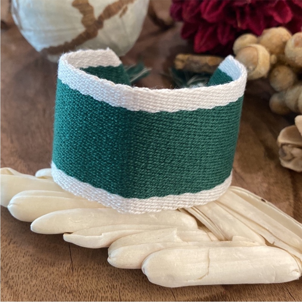 Modern Boho Wide Cuff Woven Bracelets